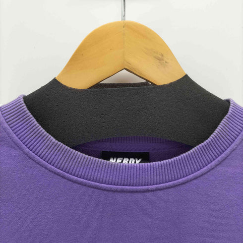 ノルディー nerdy テープロゴスウェットプルオーバー Big N Tape Sweatshirt メンズ JPN:M