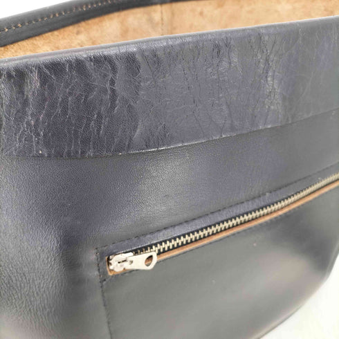 トリココムデギャルソン tricot COMME des GARCONS Leather Shoulder 舟型 レザーショルダーバッグ レディース