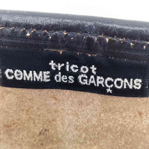 トリココムデギャルソン tricot COMME des GARCONS Leather Shoulder 舟型 レザーショルダーバッグ レディース