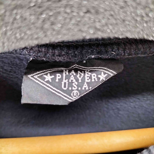 HANK PLAYER USA製 プリントクロップドスウェットプルオーバー ピグメント レディース 10-12