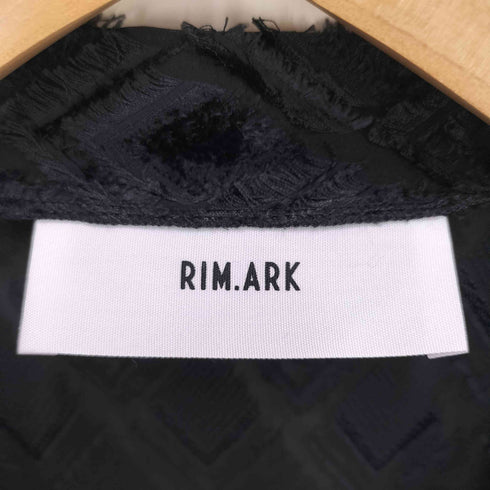 リムアーク RIM.ARK フリンジジャガードルーズガウン レディース FREE