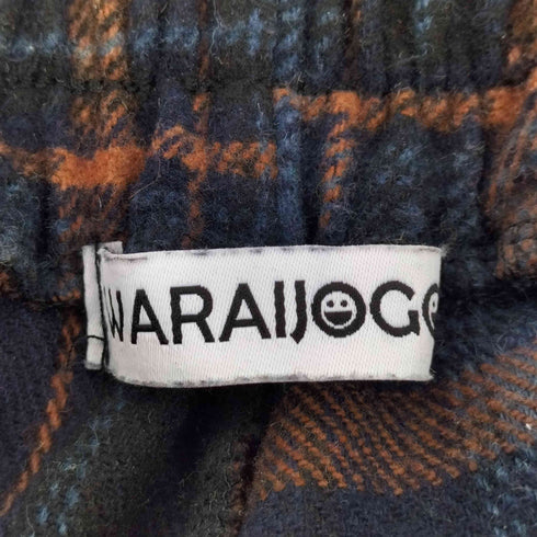 WARAIJYOGO チェック ワイド パンツ メンズ