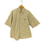 オーラリー AURALEE WASHED FINX TWILL HALF SLEEVED BIG SHIRTS ピンストライプ オーバーサイズシャツ メンズ 4