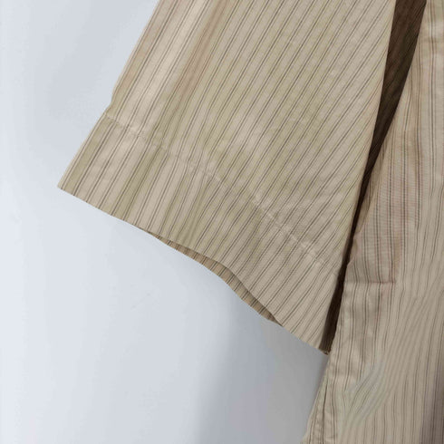 オーラリー AURALEE WASHED FINX TWILL HALF SLEEVED BIG SHIRTS ピンストライプ オーバーサイズシャツ メンズ 4