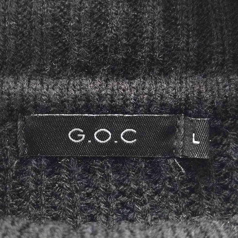 ジーオーシー G.O.C ダメージタートルネックニット Y2K メンズ