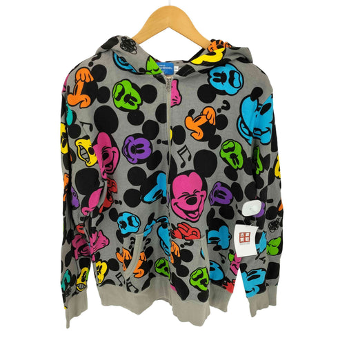 キャラクタープリント L/S ジップアップパーカー レディース JPN:XL