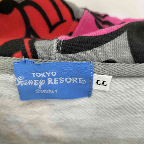 キャラクタープリント L/S ジップアップパーカー レディース JPN:XL