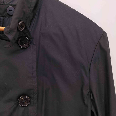 アンドゥムルメステール Ann DEMEULEMEESTER オリゾンティタグ 本人期 変形 ナイロンチェスターコート レディース 38