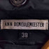 アンドゥムルメステール Ann DEMEULEMEESTER オリゾンティタグ 本人期 変形 ナイロンチェスターコート レディース 38