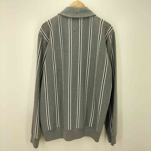 トミーヒルフィガー TOMMY HILFIGER ロゴ刺繍ショールカラーストライプカーディガン メンズ JPN:XL