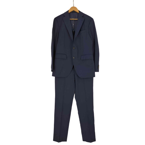 スーツカンパニー THE SUIT COMPANY CARLO BARBERA社製 ストライプ 2B テーラードジャケット スラックスパンツ セットアップ メンズ 175cm-6Drop