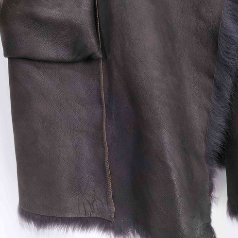 カール ドノヒュー Karl Donoghue TOSCANA LAMBSKIN COAT WITH NATURAL EDGES ラムスキン ムートンコート レディース import:S