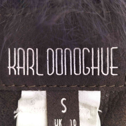 カール ドノヒュー Karl Donoghue TOSCANA LAMBSKIN COAT WITH NATURAL EDGES ラムスキン ムートンコート レディース import:S