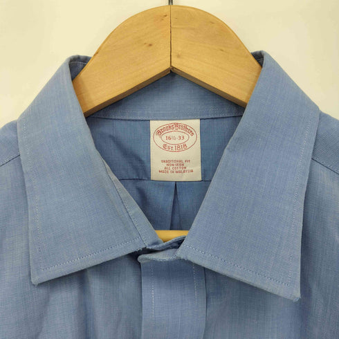 ブルックスブラザーズ BROOKS BROTHERS ALL COTTON TRADITIONAL FIT レギュラーカラーシャツ メンズ 16 1/2-33