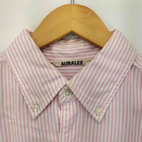 オーラリー AURALEE CANDY STRIPE BD SHIRT メンズ JPN:5