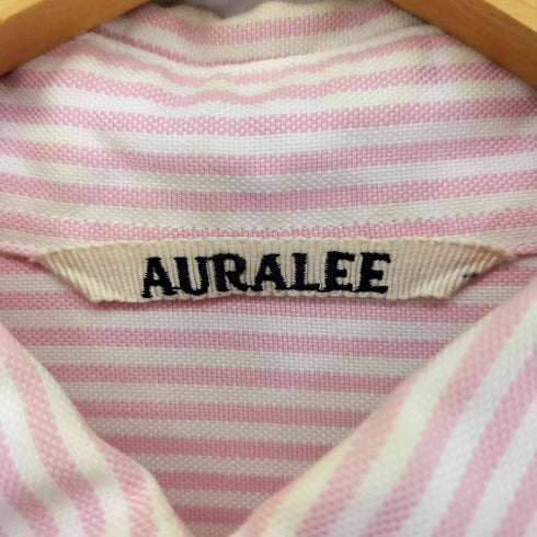 オーラリー AURALEE CANDY STRIPE BD SHIRT メンズ JPN:5
