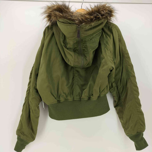 アズールバイマウジー AZUL by moussy N-2B COAT 短丈 中綿 ジャケット レディース JPN:S