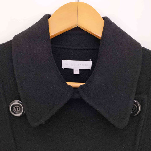 MADELEINE PRESS ウールカシミヤ チンストラップ ダブルステンカラーコート レディース US:6