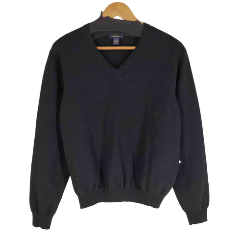 ブルックスブラザーズ 346 BROOKS BROTHERS ナイロン ウレタン混 ウールVネックニット メンズ import:M