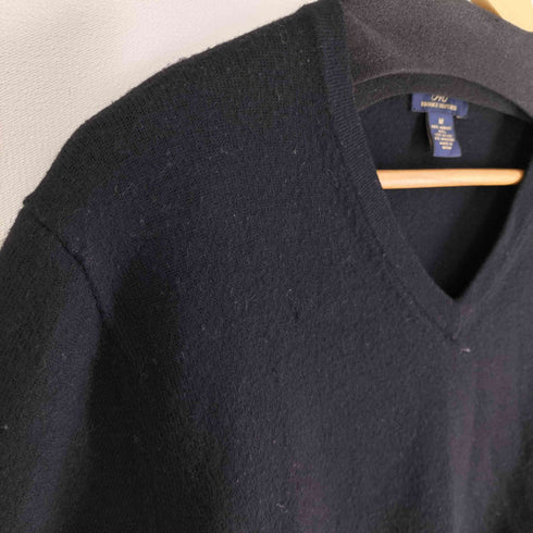 ブルックスブラザーズ 346 BROOKS BROTHERS ナイロン ウレタン混 ウールVネックニット メンズ import:M