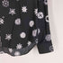 ブラックコムデギャルソン BLACK COMME des GARCONS ×Filip Pagowski 24ss Ruffled Shirt 丸襟 フリル総柄シャツ 貝ボタン メンズ JPN:M