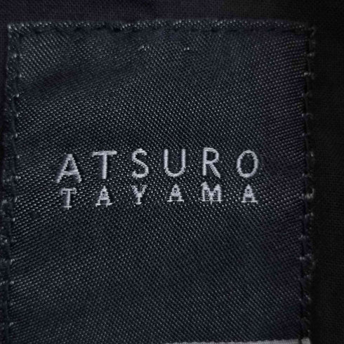 アツロウタヤマ ATSURO TAYAMA ベロア ダブルステンカラーコート レディース US:6