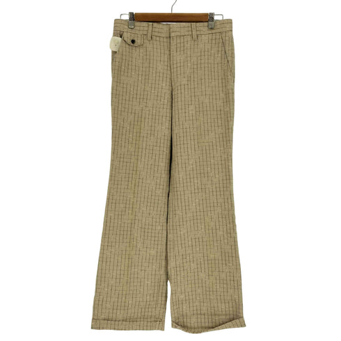 A ROBERT LEWIS IDEA グラフチェック ワイド スラックス パンツ メンズ W-85