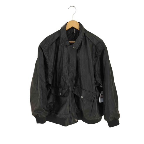 エイチアンドエム H&M レザージップアップブルゾン レディース JPN:XL