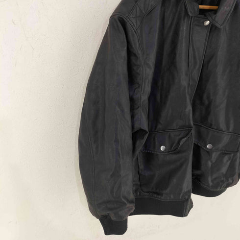 エイチアンドエム H&M レザージップアップブルゾン レディース JPN:XL