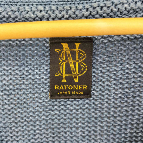 バトナー BATONER ヘンプニットカーディガン メンズ JPN:3