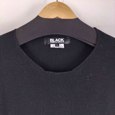 ブラックコムデギャルソン BLACK COMME des GARCONS 19aw 短冊カット ウールニット メンズ JPN:L
