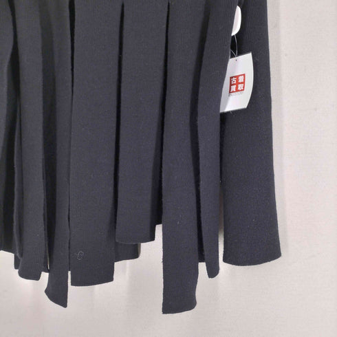 ブラックコムデギャルソン BLACK COMME des GARCONS 19aw 短冊カット ウールニット メンズ JPN:L