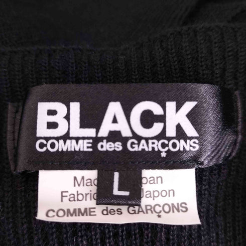 ブラックコムデギャルソン BLACK COMME des GARCONS 19aw 短冊カット ウールニット メンズ JPN:L