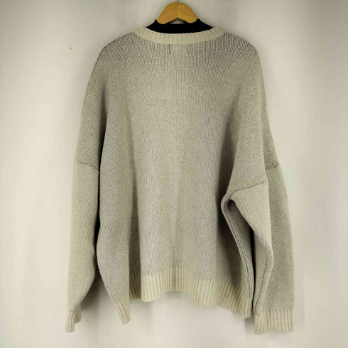アジョバイアジョ AJOBYAJO Oversized Slogan Wool Knit Sweater メンズ