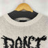 アジョバイアジョ AJOBYAJO Oversized Slogan Wool Knit Sweater メンズ