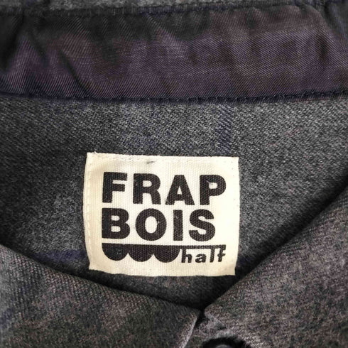 フラボア FRAPBOIS half ラウンドカラー クラップネルシャツ メンズ JPN:2