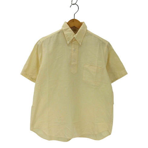 ビームスエフ BEAMS F 半袖 ストライプボタンダウンシャツ メンズ S