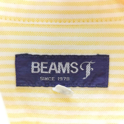 ビームスエフ BEAMS F 半袖 ストライプボタンダウンシャツ メンズ S