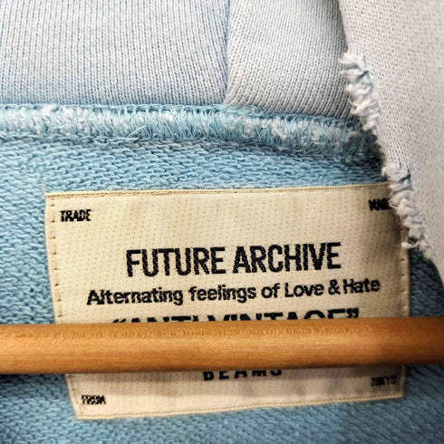 ビームス BEAMS FUTURE ARCHIVE ANTI VINTAGE 23SS DAMAGE SWEAT HOODY メンズ JPN:M