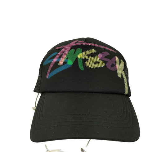 ステューシー Stussy 00S Headgear ストックロゴ メッシュキャップ マルチカラー メンズ