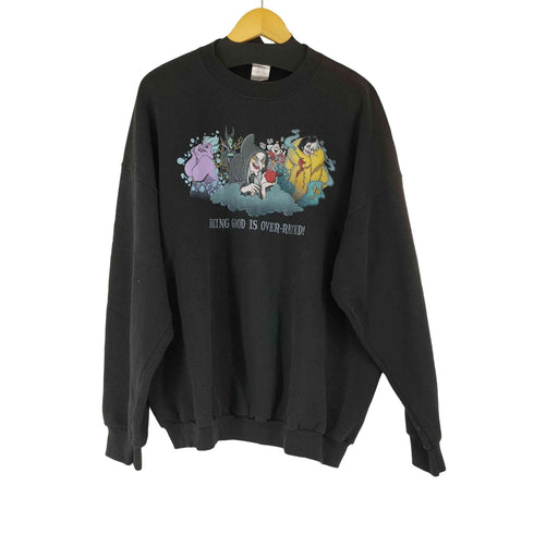 90S VILLIANS BAD GIRLS ラバープリントスウェット メンズ 3XL