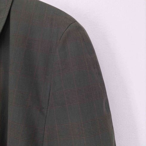 ロンドンフォグ LONDON FOG チェック柄ステンカラーコート メンズ 40REG
