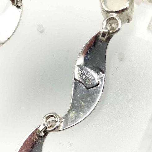 Van Dell Sterling 刻印 ストーン 装飾 シルバー ネックレス レディース