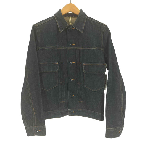 ユナイテッドアローズブルーレーベル UNITED ARROWS BLUE LABEL 2nd 型 濃紺 デニム トラッカージャケット メンズ JPN:S