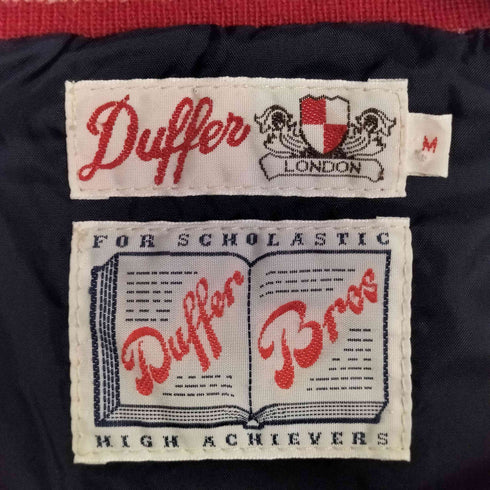 ザダファーオブセントジョージ The DUFFER of ST.GEORGE ロゴ刺繍 ワッペン スタジャン アワードジャケット メンズ import:M