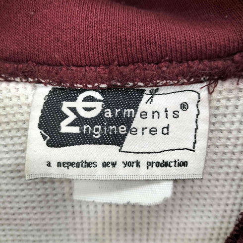 エンジニアードガーメンツ Engineered Garments USA製 旧タグ 裏地サーマル ジップアップ フーディ メンズ