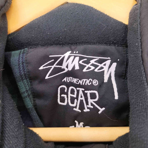 ステューシー Stussy 00S ワッペン刺繍 裏地ブラックウォッチ ダウンジャケット メンズ JPN:M