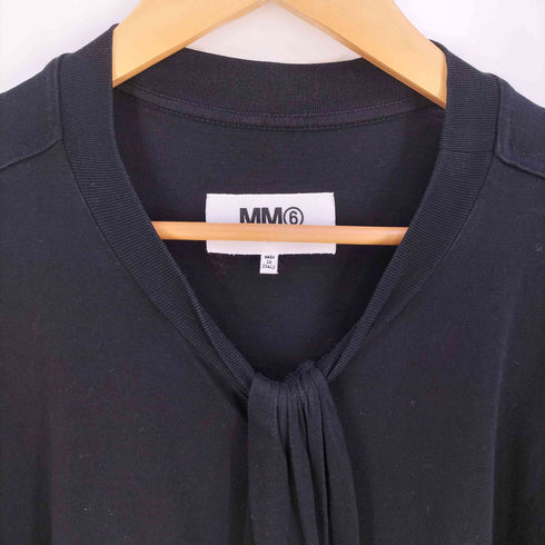 エムエムシックスメゾンマルジェラ MM6 Maison Margiela フロントギャザーデザイン カットソーワンピース レディース import:S