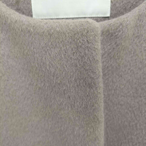 ユナイテッドアローズグリーンレーベルリラクシング UNITED ARROWS green label relaxing FFC アンゴラビーバー スリット ノーカラー コート レディース JPN:34