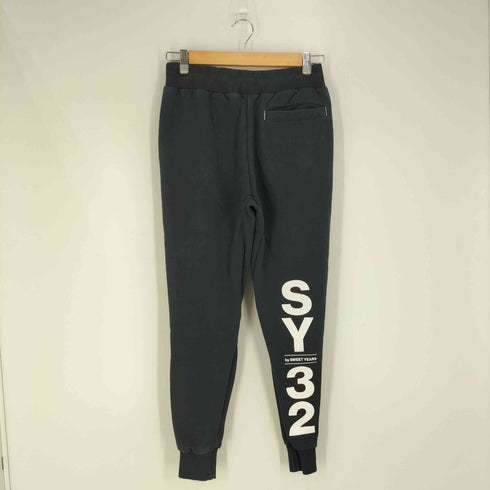 エスワイサーティトゥー SY32 by SWEET YEARS SHIELD LOGO SWEAT PANTS シールドロゴ スウェットパンツ メンズ M